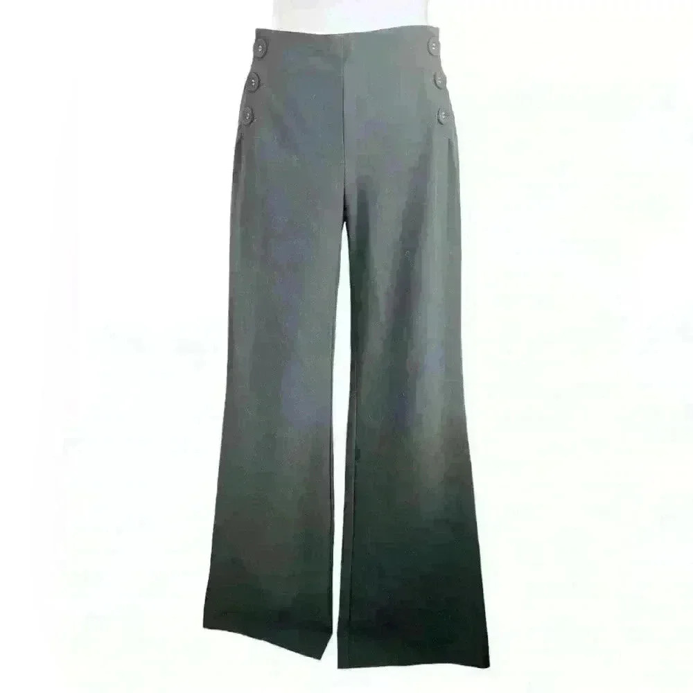 INC International Concepts Macy’s Brand Wide Leg Sailor Pants. Size 6, Inseam 32